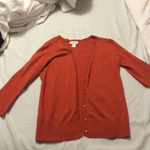 Burnt orange cardigan